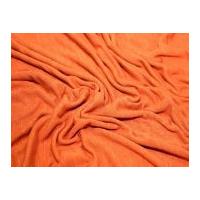 Slub Stretch Jersey Dress Fabric Burnt Orange
