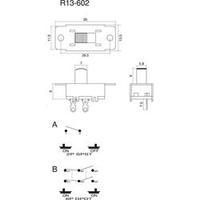 slide switch 250 vac 6 a 1 x onoff sci r13 602a 05 1 pcs