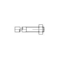 Slab weld nuts M12 Hex head DIN 525 Steel 50 pc(s) TOOLCRAFT 107996