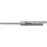 Slot drive bit 3 mm Wera 800/9 C Tool steel alloyed, hardened 1 pc(s)