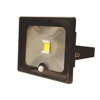 sl1 c30 b slimline cob led floodlight 30 watt 2400 lumen pir