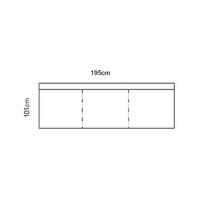 Sloane 4 Seater Unit Armless