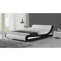 Sleep Design Monza Black and White Bed