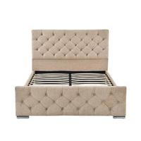 Sleep Design Oxford Mink Fabric Bed Frame