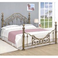 Sleep Design Warwick Brass Bed Frame with Mattress