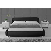 Sleep Design Monza Black Bed With Mattress