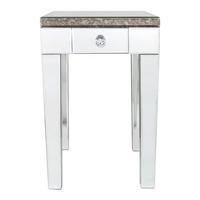 Sloane Antique Side Table, Mirror