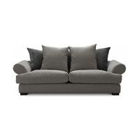 Slouch Tweed 4 Seater Sofa in Dark Grey