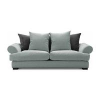 Slouch Fabric 3 Seater Sofa Duck Egg