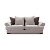Slouch Tweed 2 Seater Sofa in Light Grey