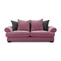 Slouch Tweed 2 Seater Sofa in Pink