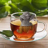 slow brewtea infuser cute sloth hanging loose leaf silicone mug cup st ...
