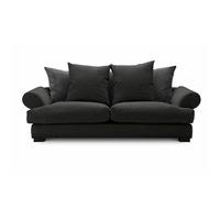 Slouch Tweed 4 Seater Sofa in Anthracite