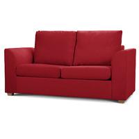 Sloane 2 Seater Fabric Sofa Bed Louisa Red