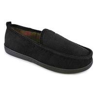 SlumberzzZ Mens Smooth Microsuede Plaid Fleece Lined Classic Fullback Slippers