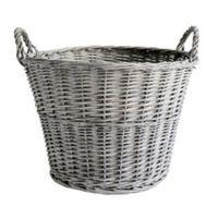 Slemcka Contemporary Wicker Basket (H)380mm (D)450mm