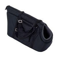 Sleek Nylon Travel Bag - Black - 45 x 21 x 24 cm (L x W x H)