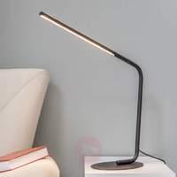 Sleek Mirca LED table lamp in black