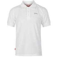 Slazenger Plain Polo Shirt Junior Boys