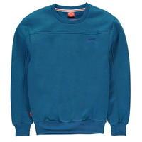 slazenger fleece crew sweater junior boys