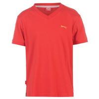 Slazenger V Neck T Shirt Junior Boys