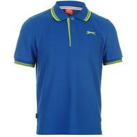 slazenger tipped polo junior boys