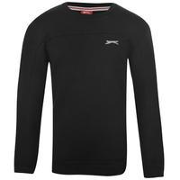 slazenger fleece crew sweater junior boys