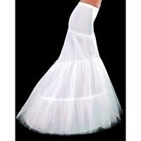 slips mermaid and trumpet gown slip chapel train floor length 3 polyes ...