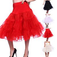 slips a line slip knee length 3 organza white black red ivory blue pin ...