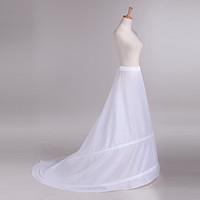 Slips Chapel Train Cathedral-Length 2 Taffeta White