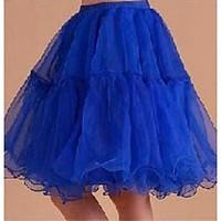 Slips A-Line Slip Ball Gown Slip Short-Length 3 Light Yellow Sky Blue Red Blue Blushing Pink