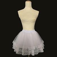 Slips Ball Gown Slip Short-Length 3 Acrylic White Black