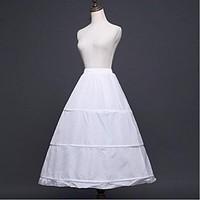 Slips A-Line Slip Ball Gown Slip Tea-Length 1 Polyester White Black