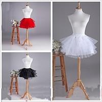 slips ball gown slip short length 4 tulle netting white black red