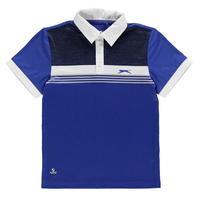 slazenger golf print polo shirt junior boys