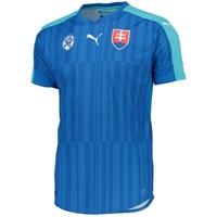 Slovakia Away Shirt 2016 Royal Blue