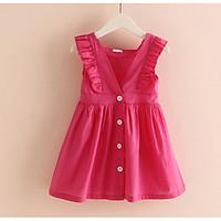 sleeveless ruffle childrens princess dress childrens wear clothes summ ...