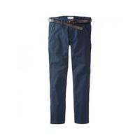 slim fit belted chinos