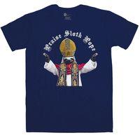 Sloth T Shirt - Sloth Pope
