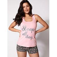 sleep all day party all night pyjama set