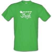 sleigh all day male t shirt