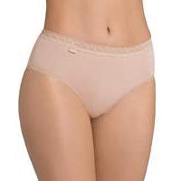 Sloggi Evernew Lace Midi Briefs Beige