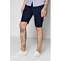 Slim Chino Shorts - navy