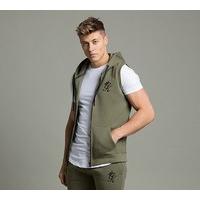 Sleeveless Hooded Top