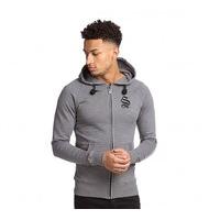 Slub Full Zip Hooded Top