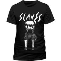 slaves logo unisex medium t shirt black