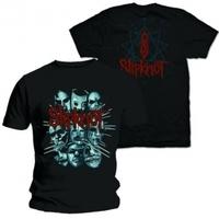 Slipknot Masks 2 Mens Black T Shirt: Small