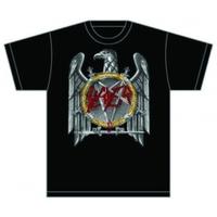 Slayer (Silver) Eagle Mens T Shirt: Small