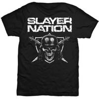 Slayer Slayer Nation Men\'s Black T Shirt: Small