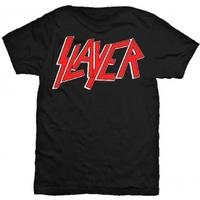 Slayer Classic Logo Men\'s Black T Shirt: X Large